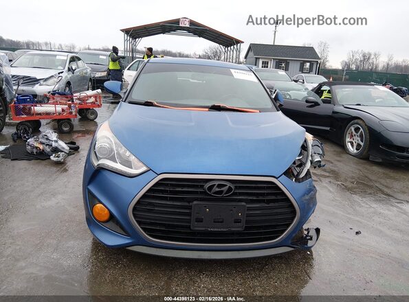 KMHTC6AE2GU251165 2016 HYUNDAI VELOSTER Blue ხელსაწყოთა პანელის ხედი