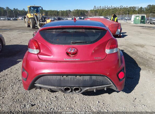 KMHTC6AE3GU279699 2016 HYUNDAI VELOSTER Red 