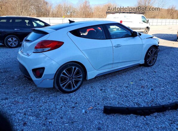 KMHTC6AE4HU310346 2017 HYUNDAI VELOSTER Белый Задняя правая четверть