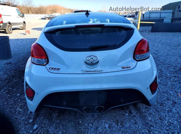KMHTC6AE4HU310346 2017 HYUNDAI VELOSTER Белый Вид сзади
