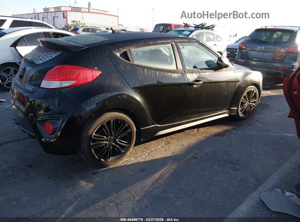 KMHTC6AE9GU266021 2016 HYUNDAI VELOSTER Black Trasero derecho