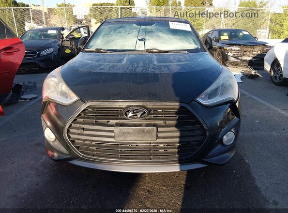 KMHTC6AE9GU266021 2016 HYUNDAI VELOSTER Black Vista del cuadro de instrumentos