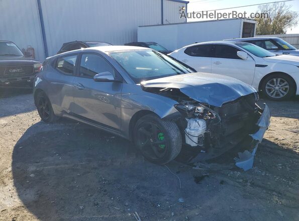 KMHTG6AF0KU011697 2019 HYUNDAI VELOSTER Gray 