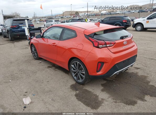 KMHTG6AF3KU005327 2019 HYUNDAI VELOSTER Orange Rear left