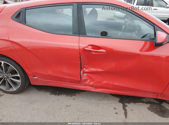 KMHTG6AF3KU005327 2019 HYUNDAI VELOSTER Orange Front view