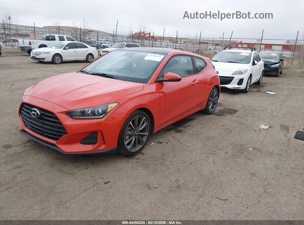 KMHTG6AF3KU005327 2019 HYUNDAI VELOSTER Orange Front left