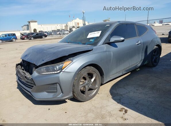 KMHTG6AF8KU017375 2019 HYUNDAI VELOSTER Gray Przód lewy