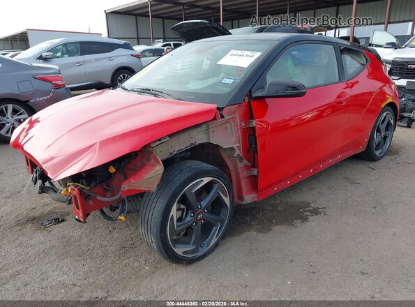 KMHTH6AB1KU008592 2019 HYUNDAI VELOSTER Red 