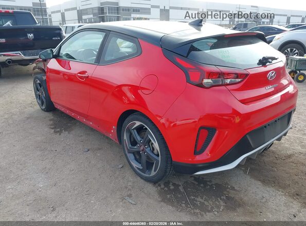 KMHTH6AB1KU008592 2019 HYUNDAI VELOSTER Red 
