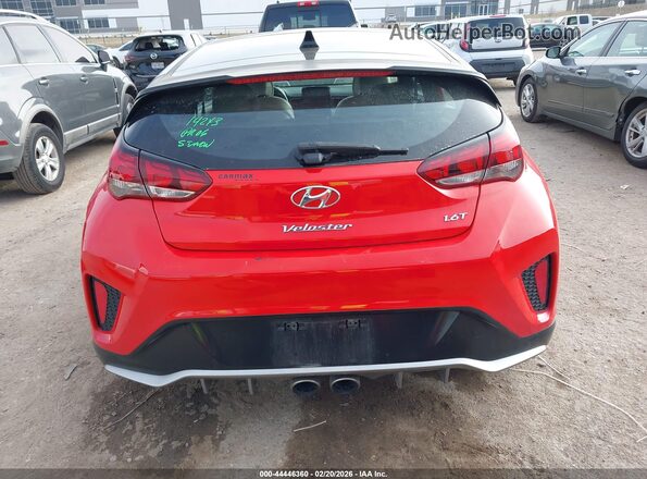 KMHTH6AB1KU008592 2019 HYUNDAI VELOSTER Red 