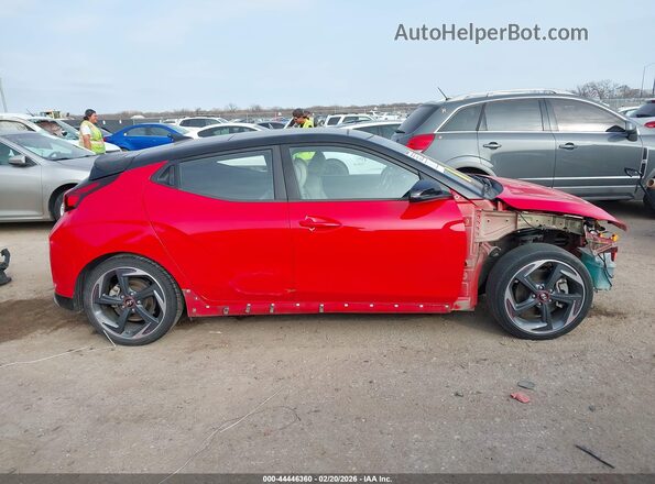 KMHTH6AB1KU008592 2019 HYUNDAI VELOSTER Red 