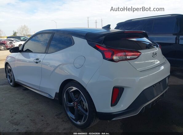 KMHTH6AB3KU009498 2019 HYUNDAI VELOSTER White Задня ліва чверть
