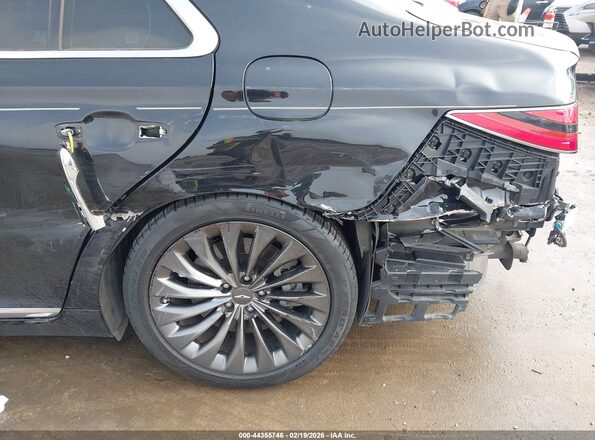 KMTF54PH8LU080788 2020 GENESIS G90 Black Вид спереду