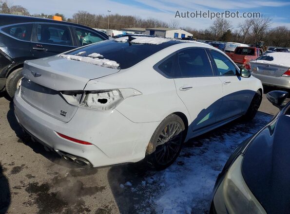 KMTFN4JB0LU337897 2020 GENESIS G80 White Trasero derecho