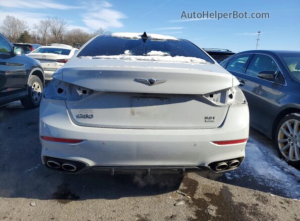 KMTFN4JB0LU337897 2020 GENESIS G80 White Vista trasera