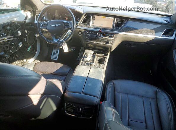 KMTFN4JB0LU337897 2020 GENESIS G80 White Vista del salpicadero