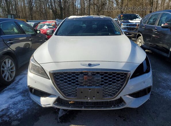 KMTFN4JB0LU337897 2020 GENESIS G80 White Vista frontal