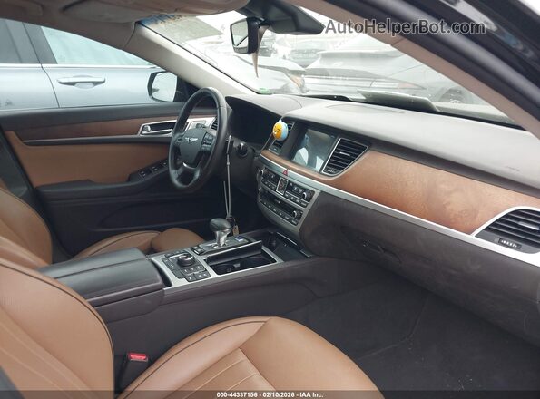 KMTFN4JE3LU331263 2020 GENESIS G80 Black Front interior view
