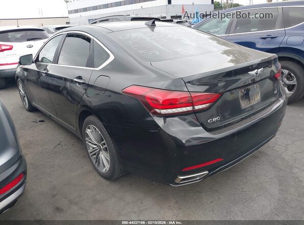 KMTFN4JE3LU331263 2020 GENESIS G80 Black Rear left