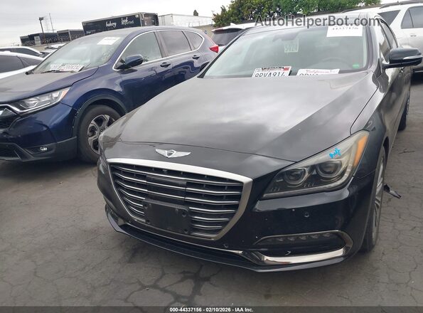 KMTFN4JE3LU331263 2020 GENESIS G80 Black Rear interior view