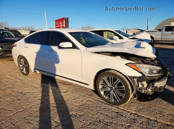 KMTFN4JE4LU337783 2020 GENESIS G80 Белый Передняя правая четверть