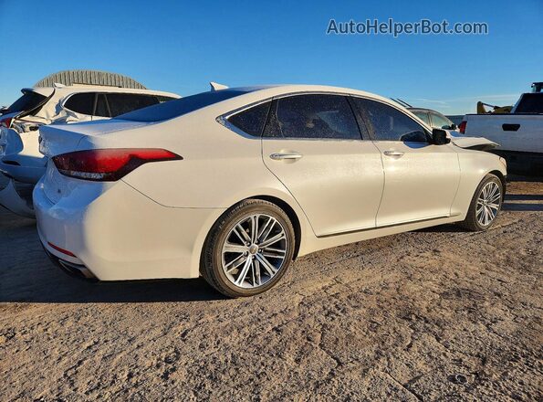 KMTFN4JE4LU337783 2020 GENESIS G80 Белый Задняя правая четверть