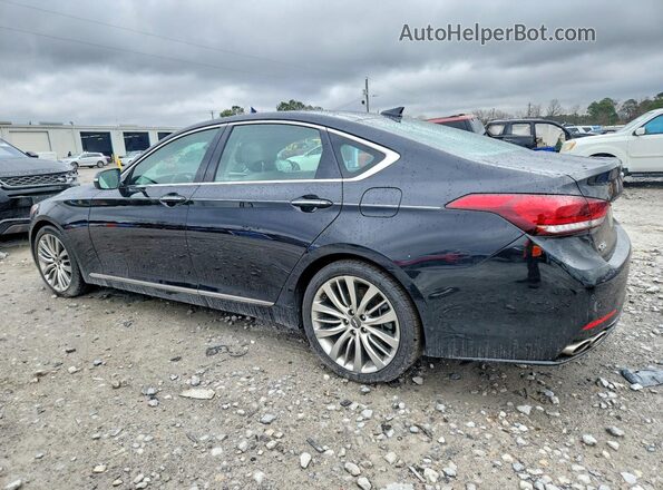 KMTFN4JF5LU334805 2020 GENESIS G80 Black Trasero izquierdo