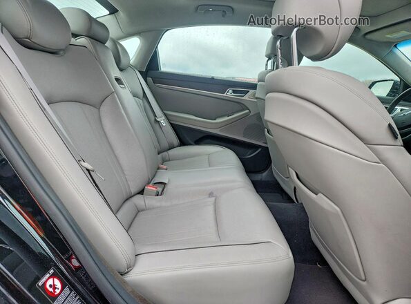 KMTFN4JF5LU334805 2020 GENESIS G80 Black Vista de los asientos traseros