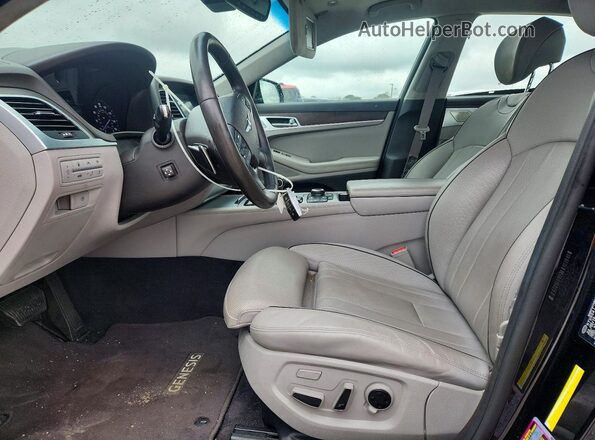 KMTFN4JF5LU334805 2020 GENESIS G80 Black Vista interior delantera
