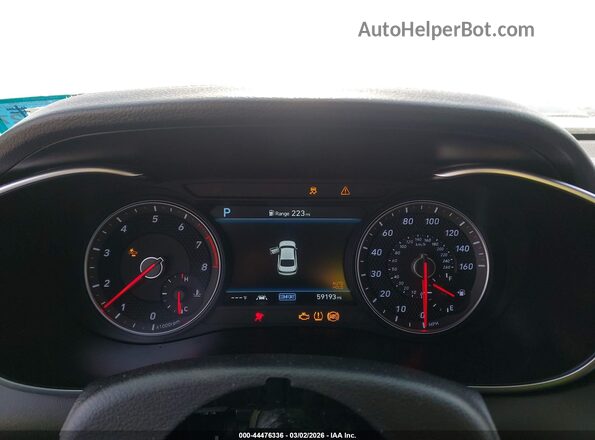 KMTG34LA1LU046596 2020 GENESIS G70 Navy Հետևի նստատեղերի տեսք