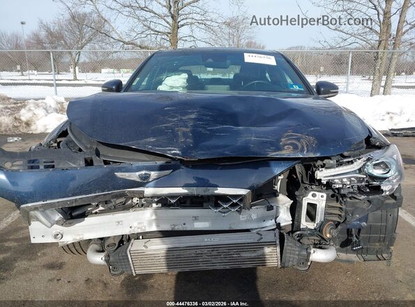 KMTG34LA1LU046596 2020 GENESIS G70 Navy Դիմացի տեսք