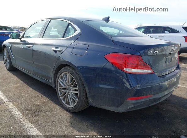 KMTG34LA1LU046596 2020 GENESIS G70 Navy Հետևի ձախ