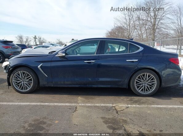 KMTG34LA1LU046596 2020 GENESIS G70 Navy Սալոնի 360 աստիճան տեսք