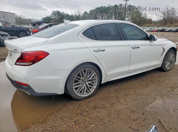 KMTG34LA2MU069466 2021 GENESIS G70 Белый Задняя правая четверть
