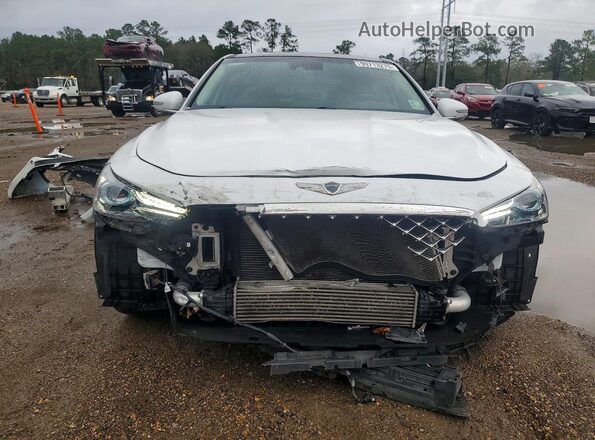 KMTG34LA2MU069466 2021 GENESIS G70 Белый Вид спереди