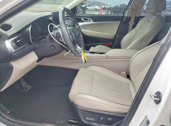 KMTG34LA2MU069466 2021 GENESIS G70 Белый Вид салона спереди