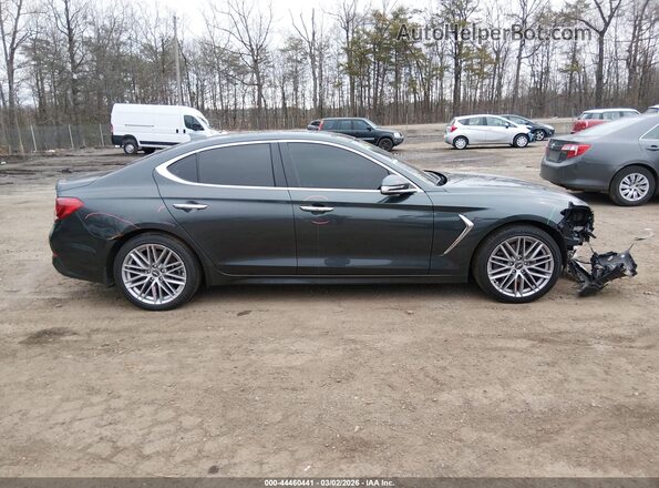 KMTG34LA8LU059488 2020 GENESIS G70 Gray Rear interior view