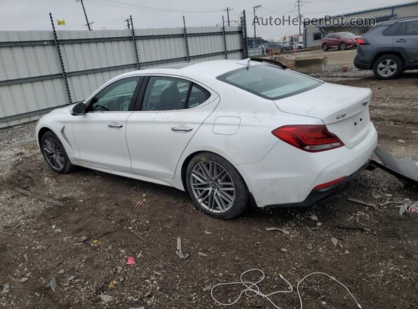 KMTG34LAXMU075256 2021 GENESIS G70 Белый Задняя левая четверть