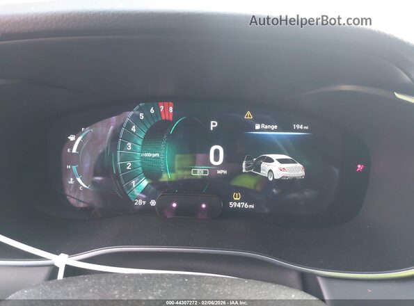 KMTG34LE6MU076701 2021 GENESIS G70 Красный Вид задних сидений