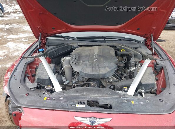 KMTG34LE6MU076701 2021 GENESIS G70 Красный Вид сзади