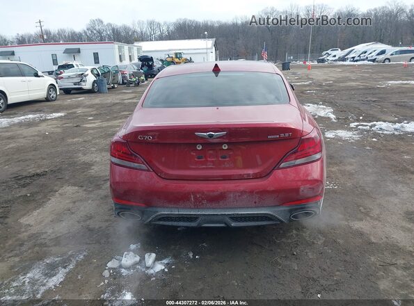 KMTG34LE6MU076701 2021 GENESIS G70 Красный 