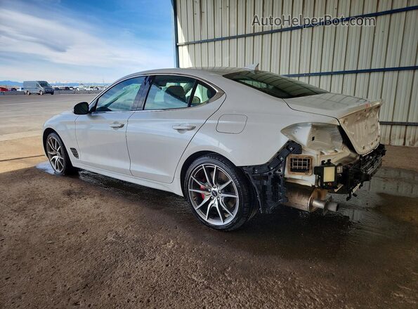 KMTG34SC0SU155486 2025 GENESIS G70 White Trasero izquierdo