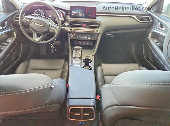 KMTG34SC0SU155486 2025 GENESIS G70 White Vista del salpicadero