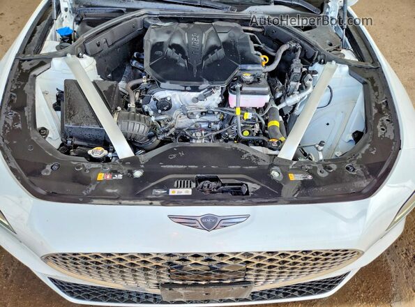 KMTG34SC0SU155486 2025 GENESIS G70 White Vista interior trasera