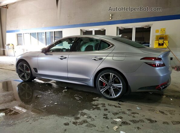 KMTG34SC2RU136674 2024 GENESIS G70 Silver Tył lewy