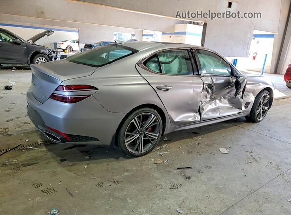 KMTG34SC2RU136674 2024 GENESIS G70 Silver Tył prawy