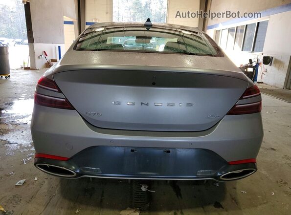 KMTG34SC2RU136674 2024 GENESIS G70 Silver Widok z tyłu