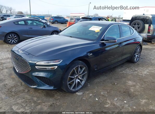 KMTG34SC2RU142622 2024 GENESIS G70 Черный Передняя левая четверть