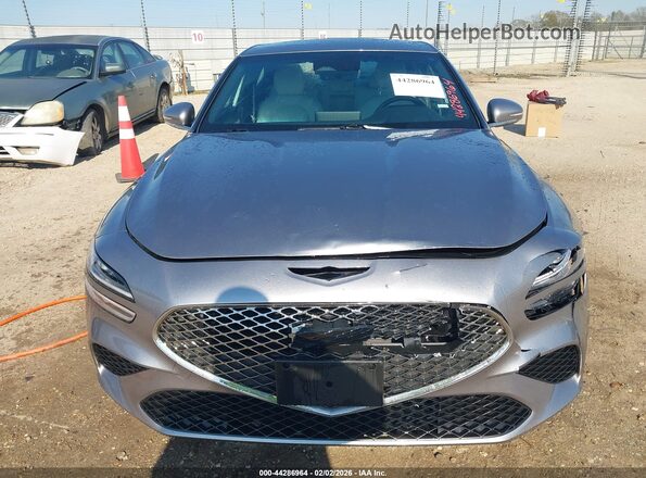 KMTG34SC2RU143415 2024 GENESIS G70 Gray Вид щитка приладів