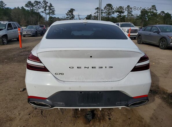 KMTG34SC5RU137012 2024 GENESIS G70 Белый Вид сзади